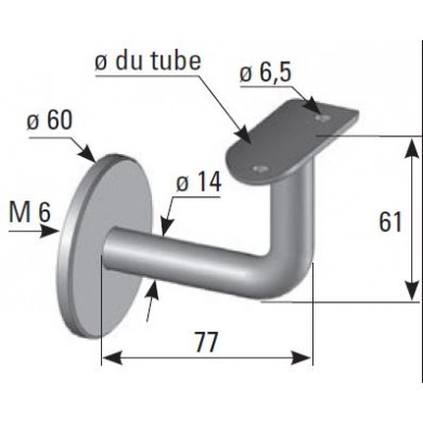 support-inox-304-main-courante-tube-rond-a-sceller-avec-cotes--p3903