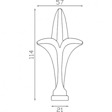 fer-de-lance-pointe-acier-forge-barreau-rond-carre-dimensions-114x57-diametre-21-decoration-p0394-cotes