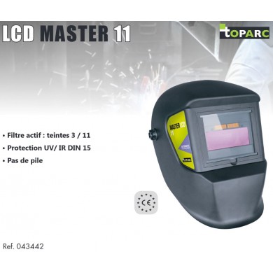 MASQUE LCD MASTER 11 CAGOULE DE SOUDEUR GYS QUALITÉ PRO