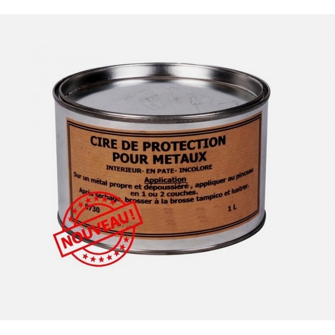 Cire incolore de protection pour métaux (1L)