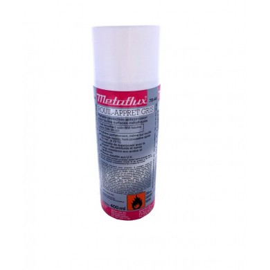 SPRAY ROUIL-APPRET GRIS, PROTECTION ANTICORROSION - 400 ML