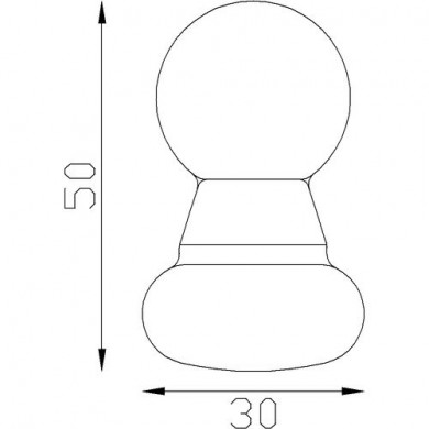 boule-acier-diametre-30-estampe-fer-hauteur-50-piece-finition-pour-barre-avec-cotes-C0273