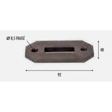platine-fixation-acier-dimensions-92x48-pour-poteau-plat-avec-dimensions-V9998